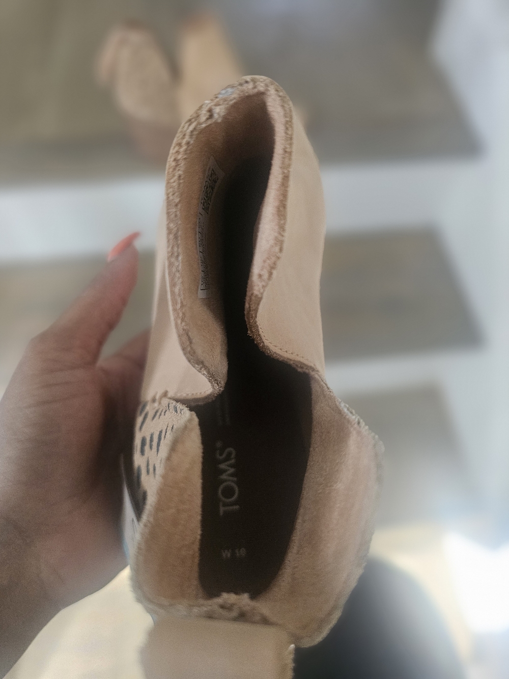 TOMS Women’s Nude Suede Ankle Boot - Nude